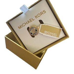 Michael Kors Gold and Black Accessory
